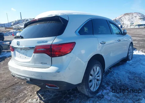 2014 Acura Mdx Technology Package из США, поврежденный, VIN 5FRYD4H41EB046630